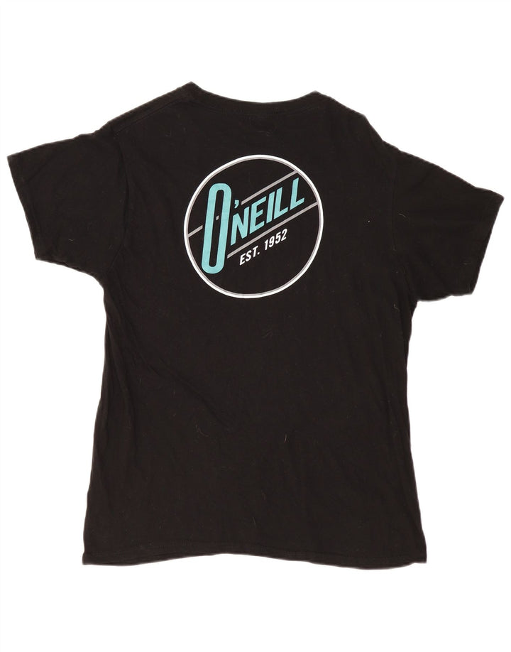 O'Neill Camiseta gráfica de ajuste moderno para mujer UK 46 Algodón negro mediano