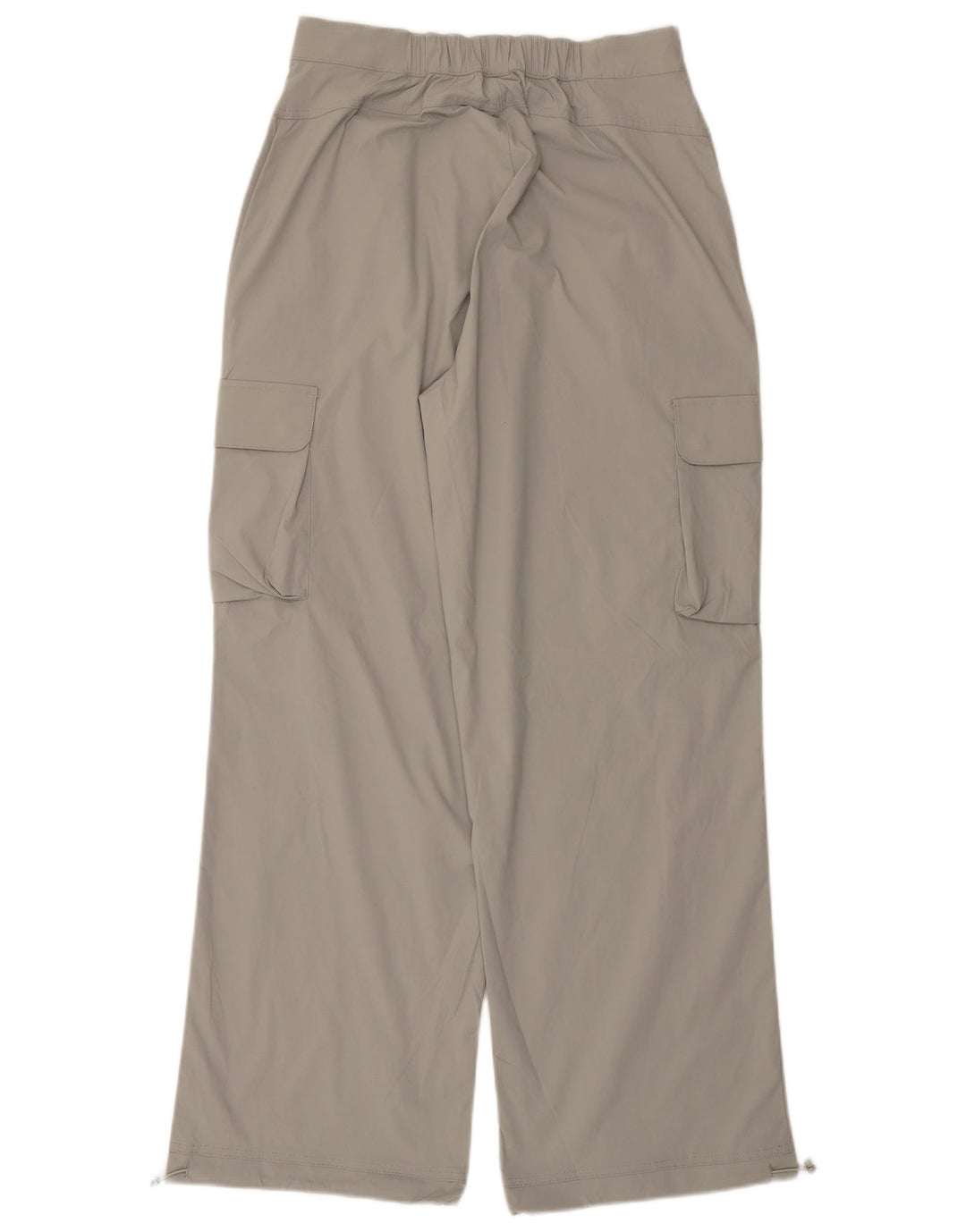 ELLESSE Pantalones cargo de cintura alta para mujer UK 14 Medium W30 L31 Gris