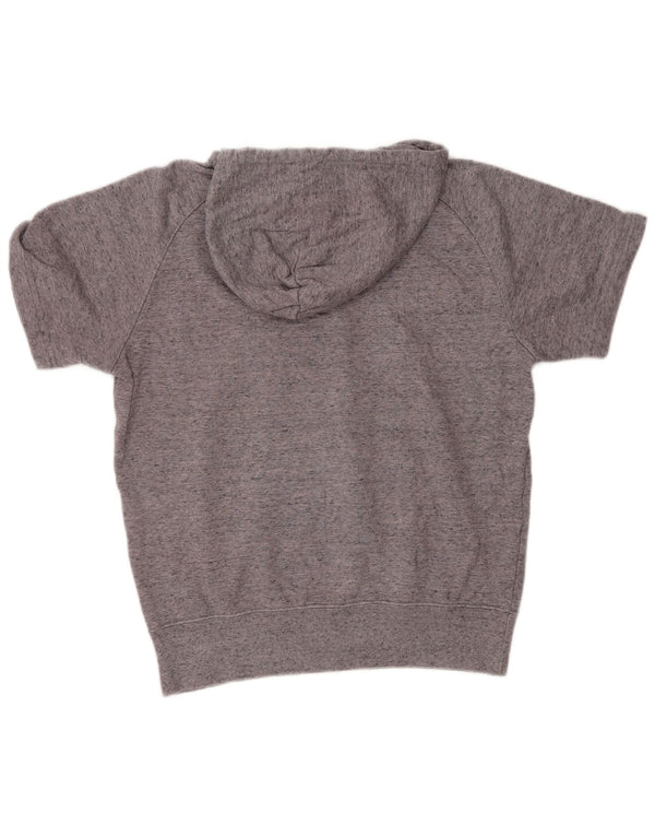 Champion Sudadera con capucha gráfica de gran tamaño para mujer Reino Unido 10 Pequeño gris moteado