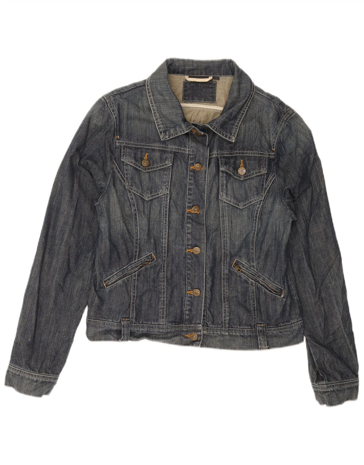 Kiabi - Chaqueta vaquera corta para mujer, talla 40, algodón azul grande