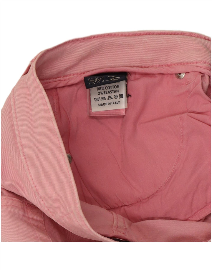 Vaqueros Rectos Mujer Fay W31 L27 Rosa Algodón