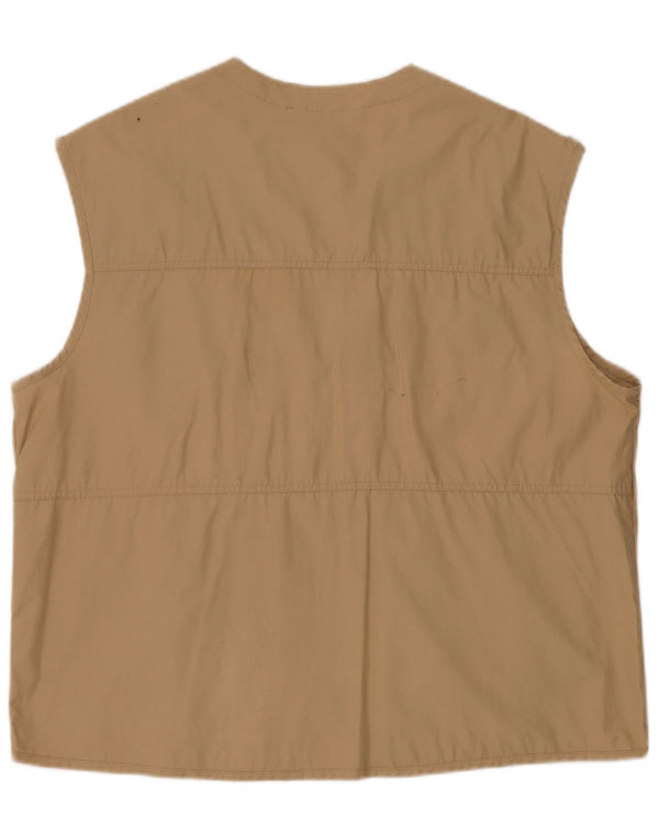 Diadora Chaleco utilitario para hombre ES 42 XL Algodón beige