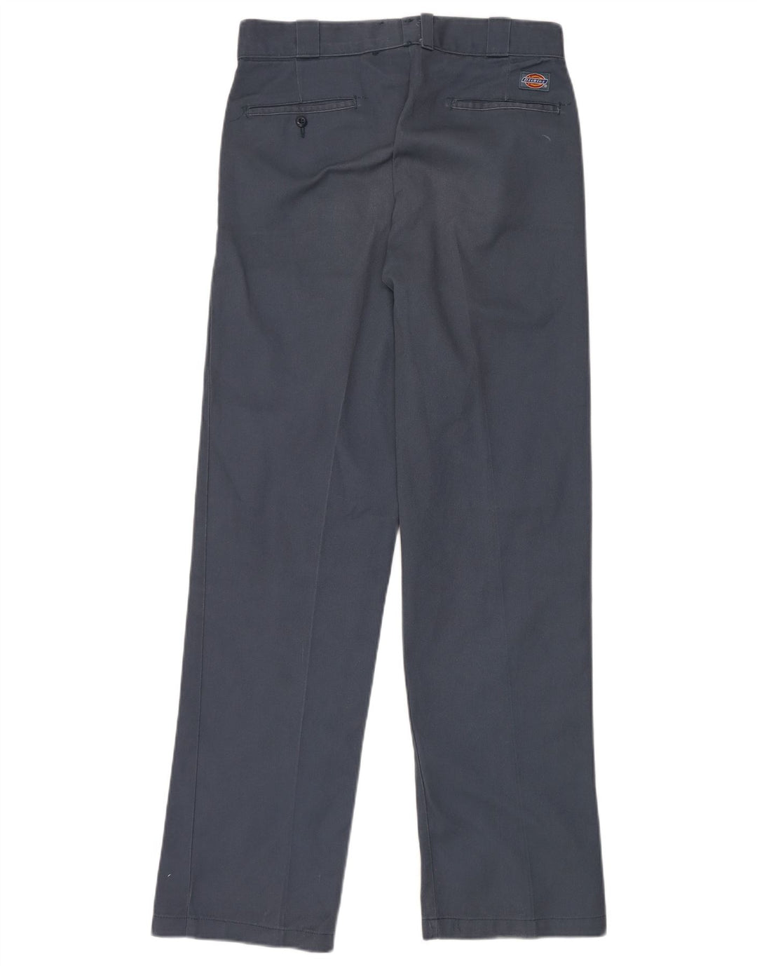DICKIES Pantalón chino recto para hombre W31 L34 Poliéster azul marino