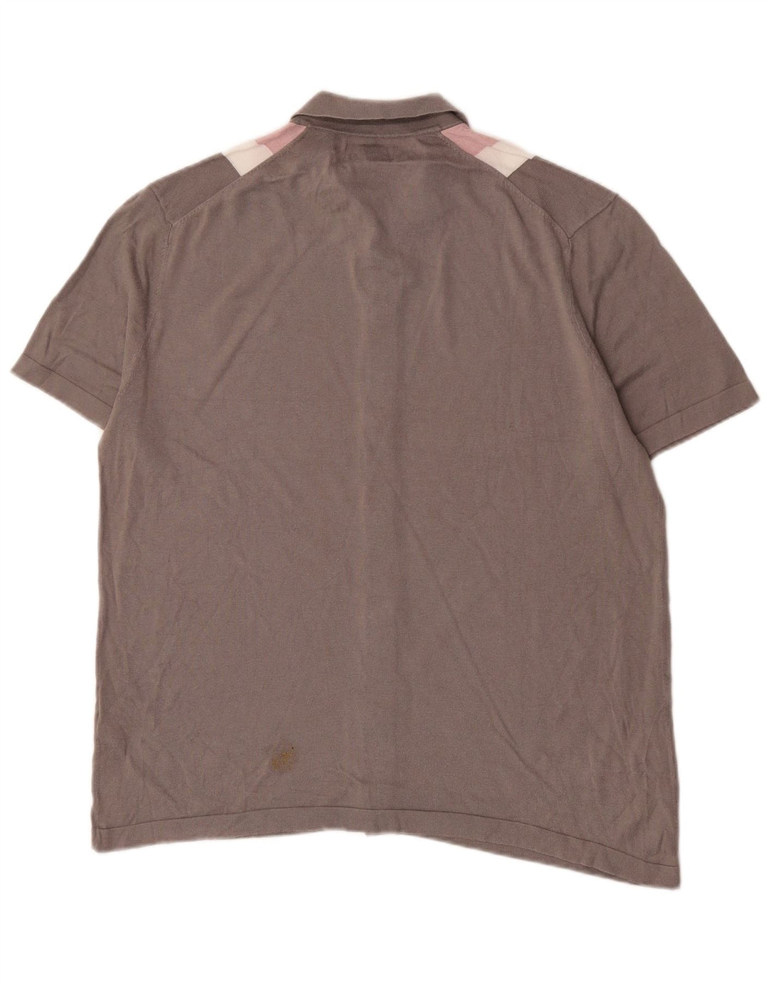 Marks & Spencer - Camisa de manga corta para hombre, algodón color block, color rosa grande