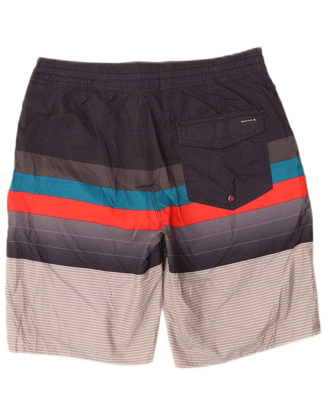 Quiksilver Bañador para Hombre con Estampado gráfico, tamaño Mediano, Rayas Multicolores