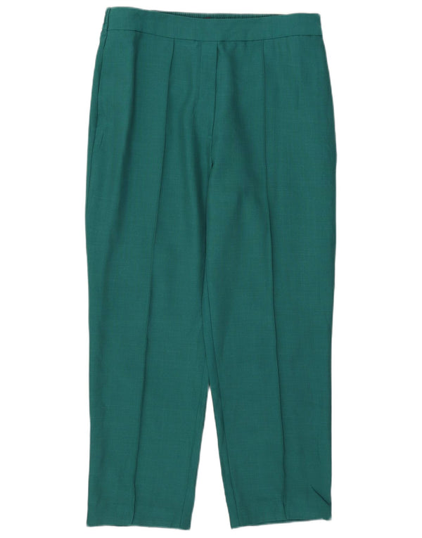 Marks & Spencer Pantalones casuales cónicos para mujer UK 46 Large W34 L27 Azul