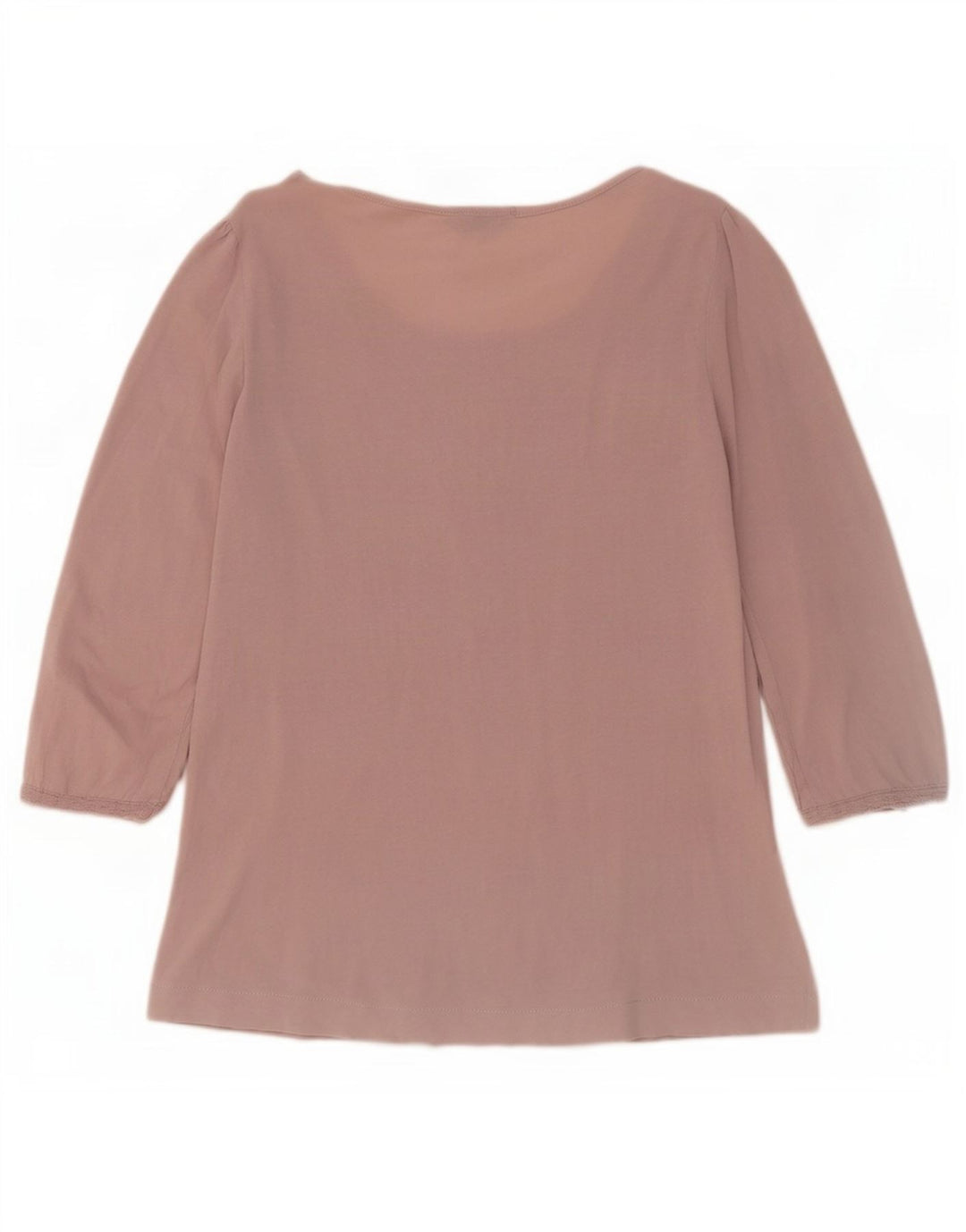 Massimo Dutti Top Mujer Manga 3/4 UK 42 Medium Rosa