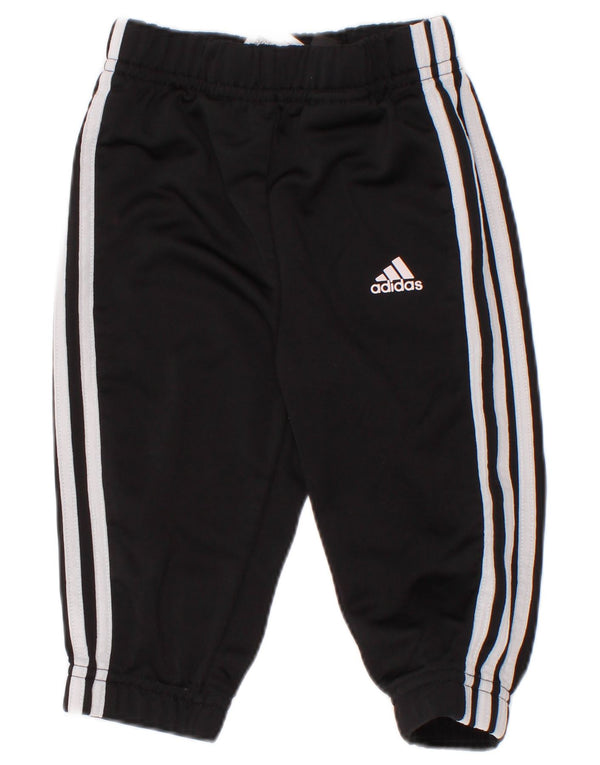 Adidas Joggers - Pantalón de chándal para bebé niño, 6-9 meses, color negro, poliéster