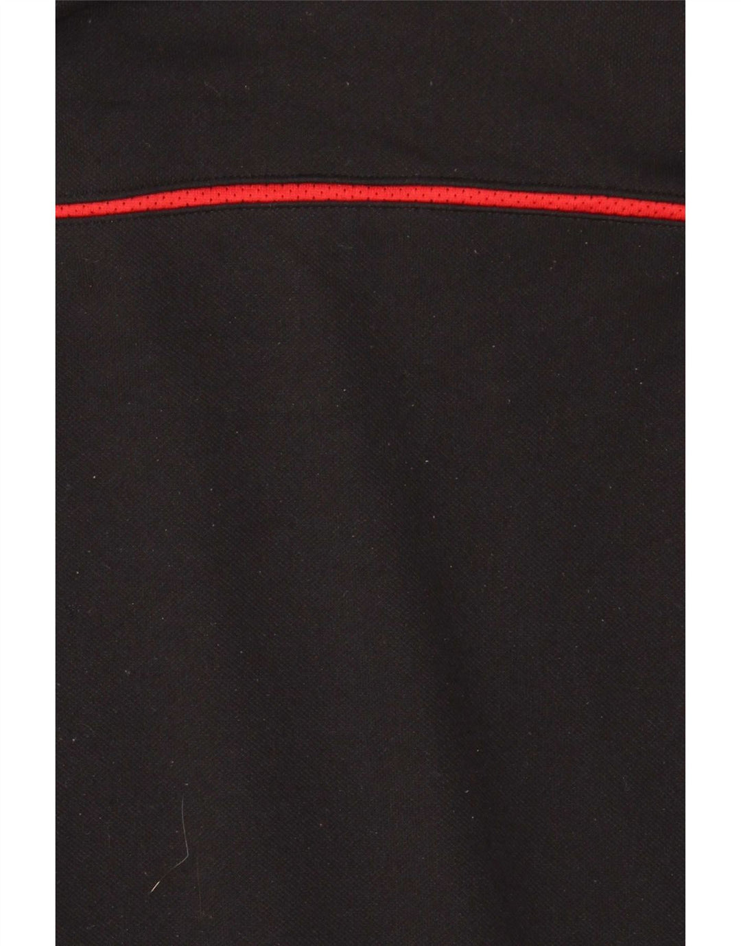 Adidas Hombre Zip Neck Pullover Chándal Top Grande Negro Colorblock