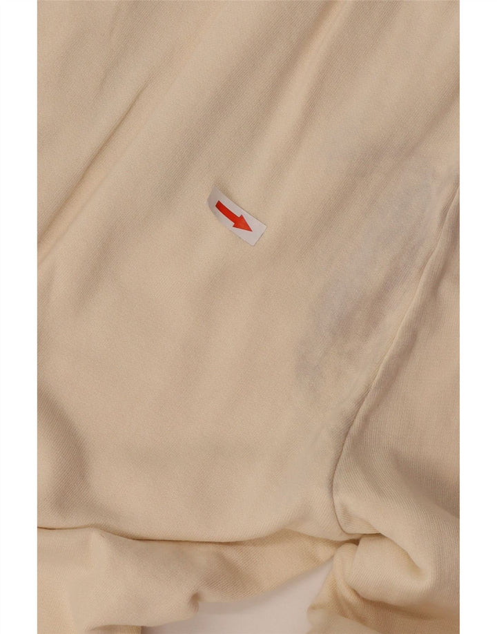 Zara Mujer Pantalones De Chándal Joggers UK 12 Medium Off White