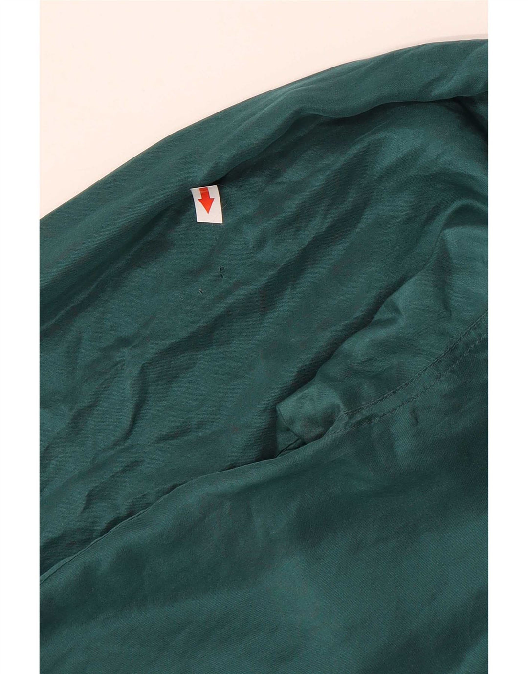 Camisa Vintage Para Hombre Seda Verde Mediana