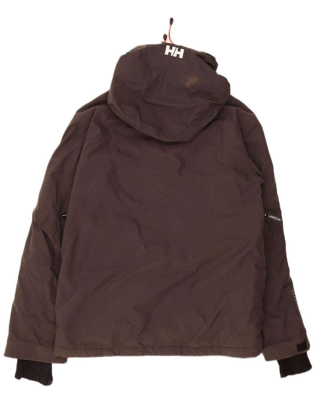 Helly Hansen Chaqueta cortavientos con capucha para hombre UK 36 Small Grey Colourblock