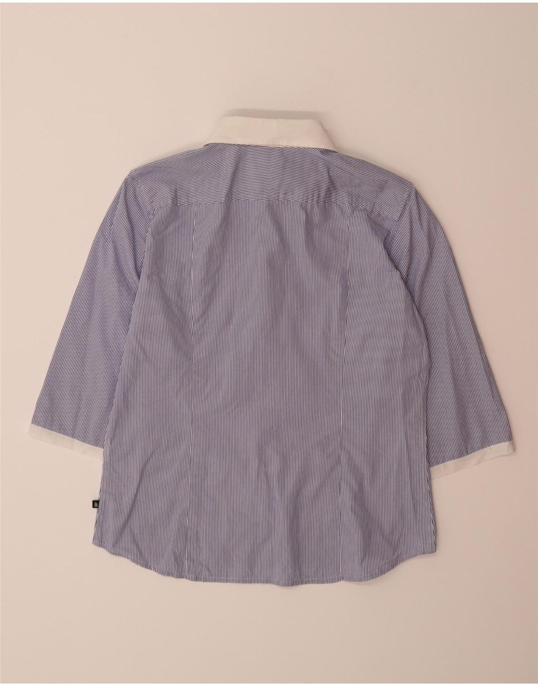 MARINA YACHTING Blusa de manga 3/4 para mujer UK 40 XL Azul Pinstripe