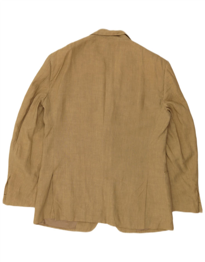 Polo Ralph Lauren Chaqueta tipo blazer de 3 botones para hombre Reino Unido 42 Grande Lino beige