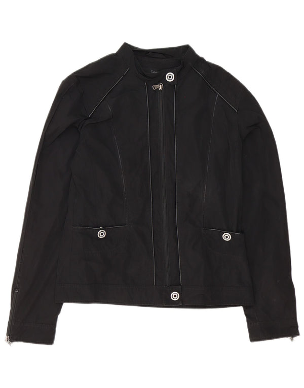 Calvin Klein Jeans Chaqueta Bomber para Mujer UK 46 Grande Negro