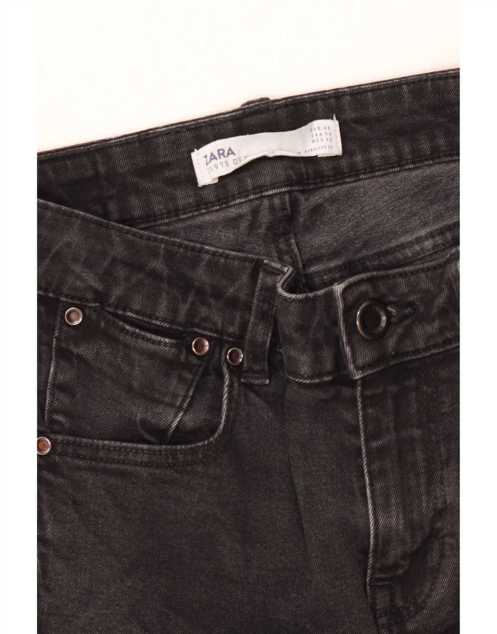 Zara Vaqueros Acampanados Mujer EU 36 XS W26 L26 Negro