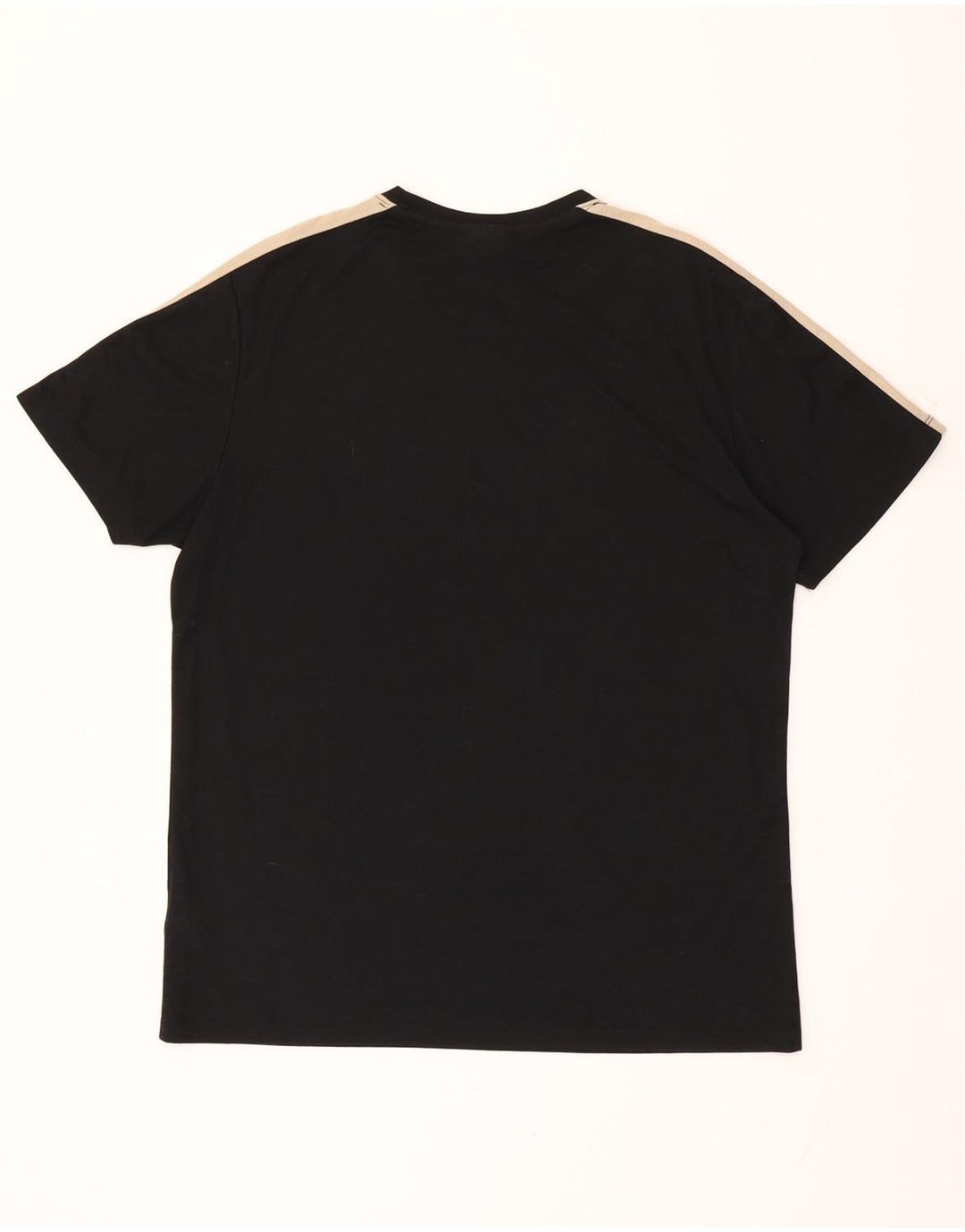 DKNY Camiseta gráfica para hombre Top grande de algodón con bloques de color negro