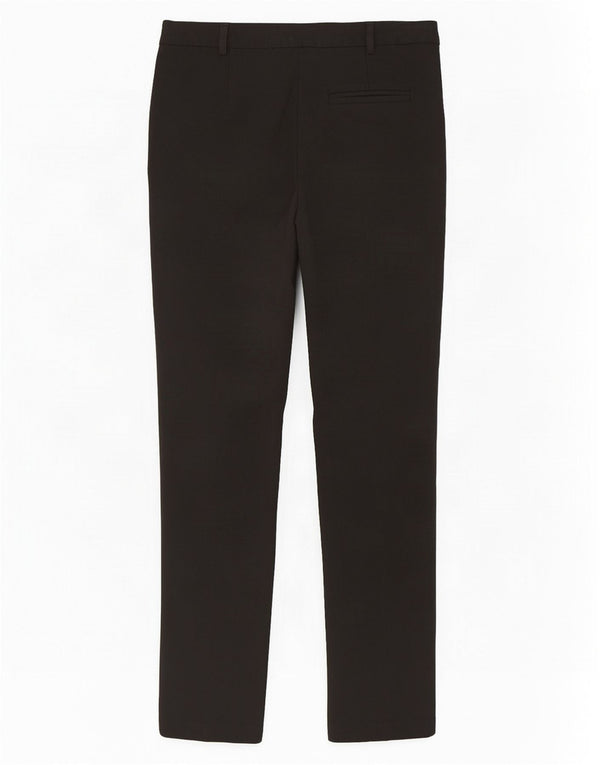 Topshop Pantalones informales ajustados para mujer UK 8 Small W26 L29 Poliéster negro
