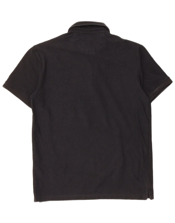 Zara Hombre Polo Polo Small Algodón Negro