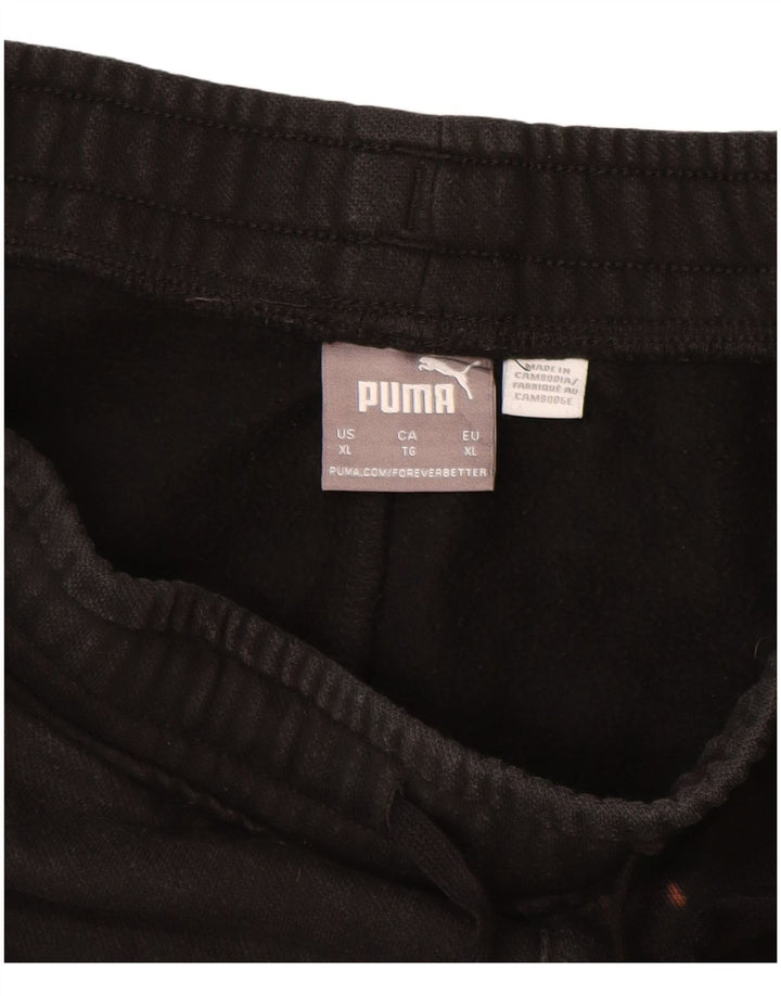 Puma Pantalones cortos deportivos gráficos para hombre XL Algodón negro