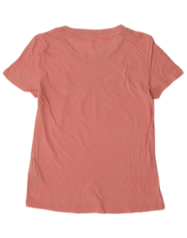 ADIDAS Camiseta gráfica para mujer Top UK 4/6 XS Algodón rosa