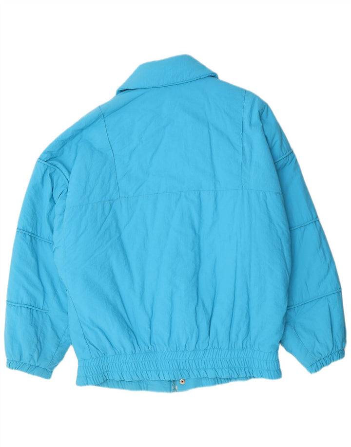MISTRAL Chaqueta acolchada holgada con gráfico para hombre Reino Unido 40 Grande Poliamida azul