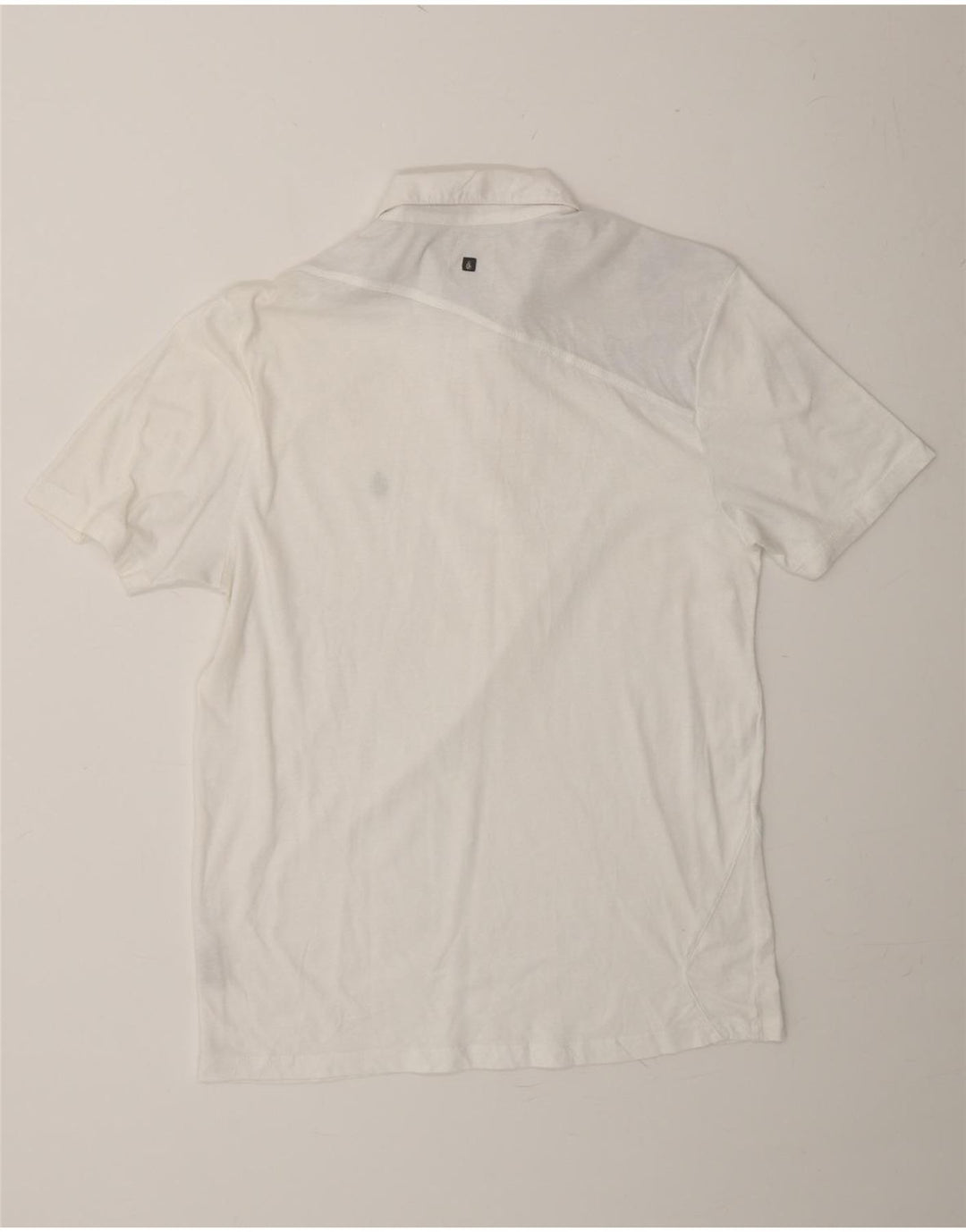 VOLCOM Mens Petit Polo Shirt Small White Vintage Volcom and Second-Hand Volcom from Messina Hembry 
