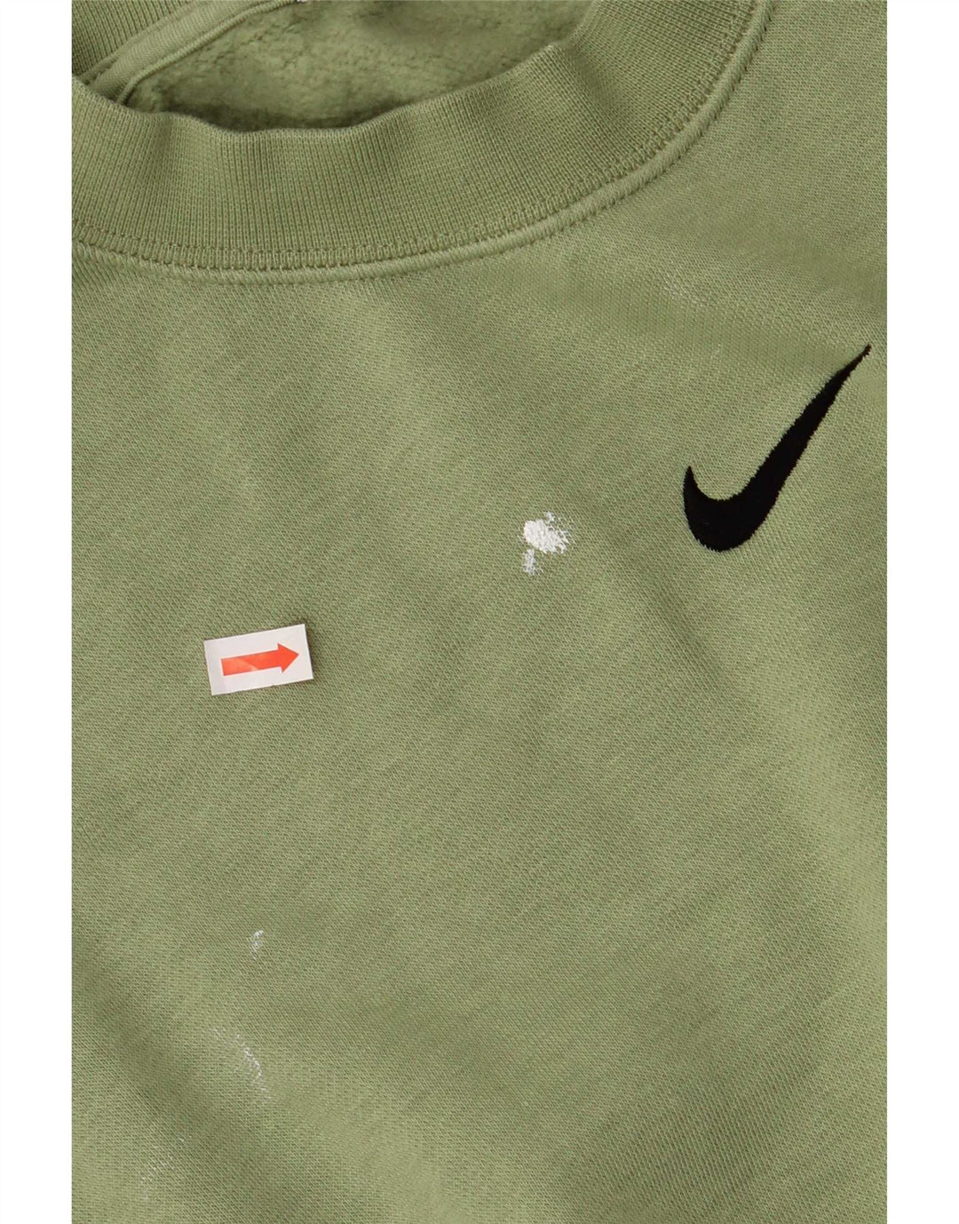 Nike Hombre Loose Fit Sudadera Jumper Small Verde Algodón
