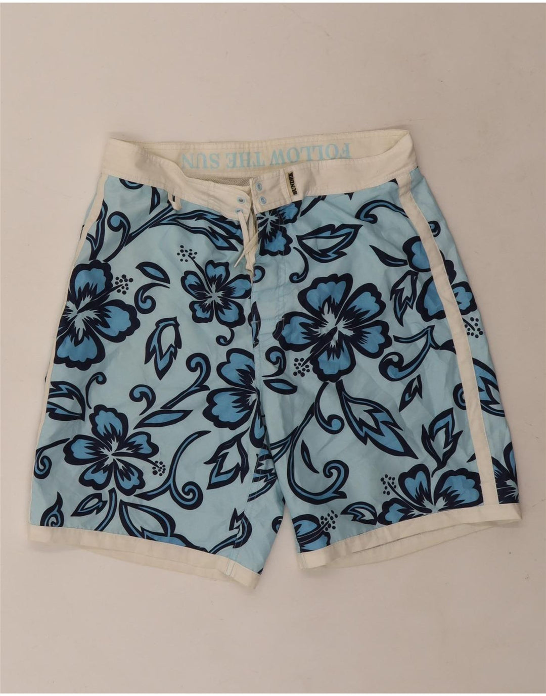 Sundek Bañador Hombre Azul Medio Floral Poliéster