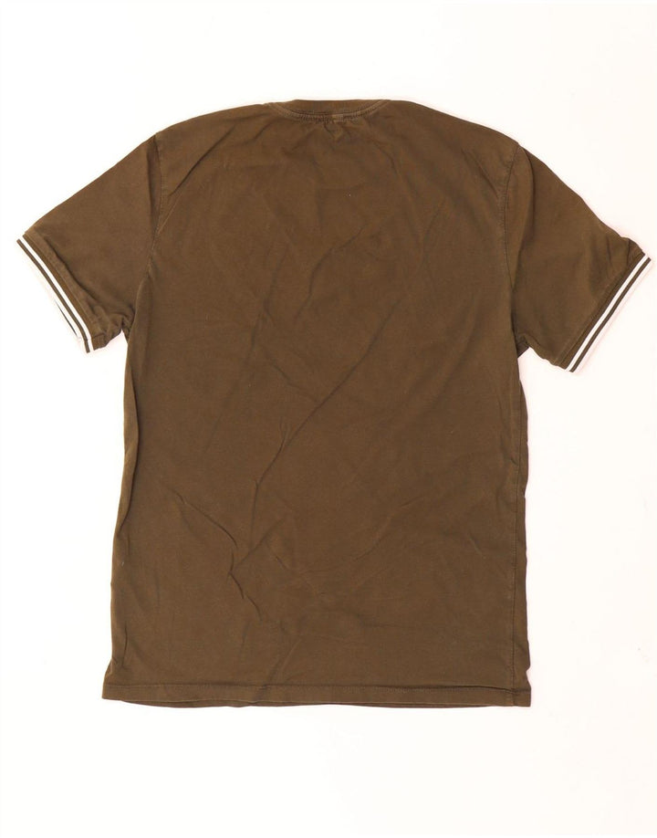 Camiseta REISS Hombre Top Small Caqui Algodón