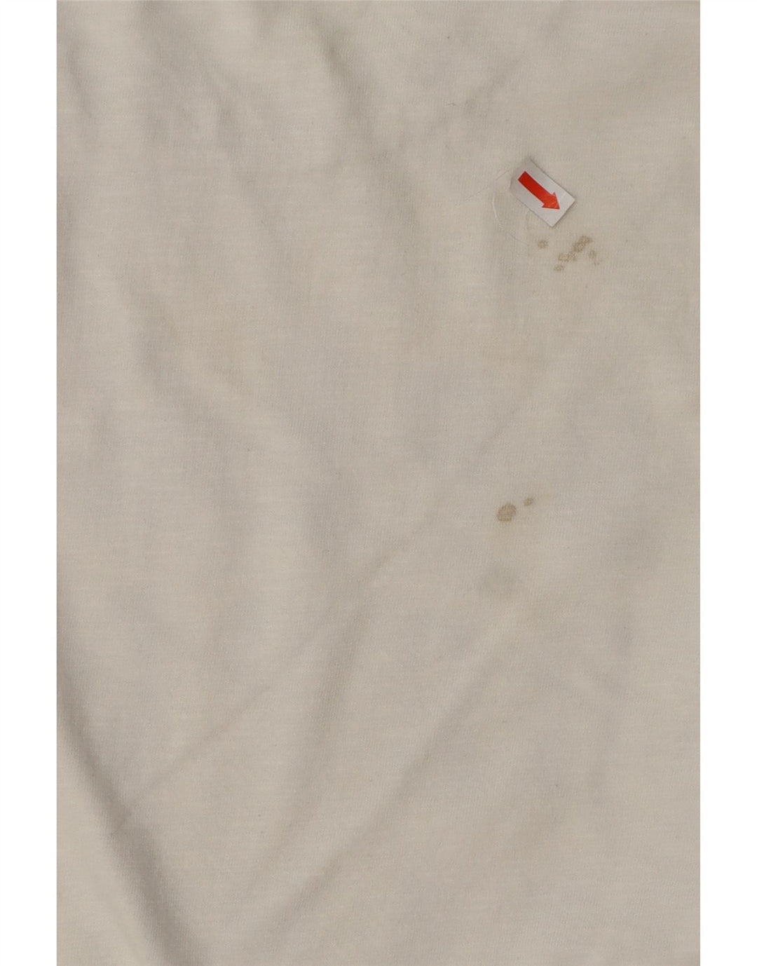 SUPERDRY Top gráfico de hombre de manga larga de algodón blanco grande