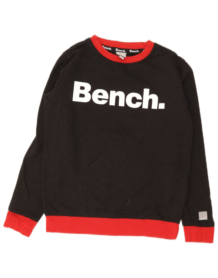 Bench Sudadera con gráfico para niños 11-12 años Algodón Negro