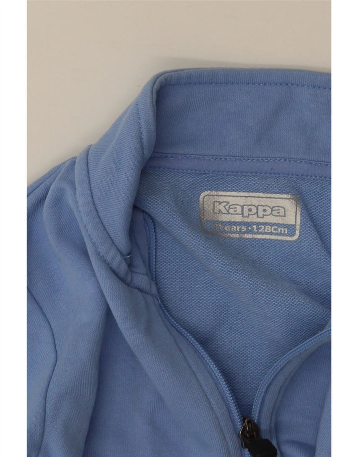 KAPPA Chaqueta de chándal para niña 7-8 años Azul