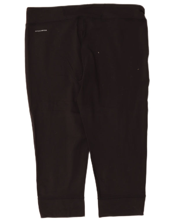 Reebok Leggings Capri para Mujer UK 40 XL Nylon Negro