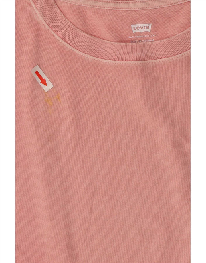 Levi's Camiseta con gráfico extragrande para mujer UK 10 Small Pink