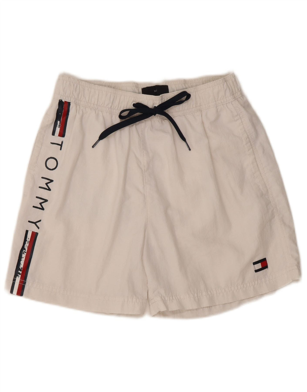 Tommy Hilfiger Shorts de baño gráficos para Mujer UK 12 Medium White