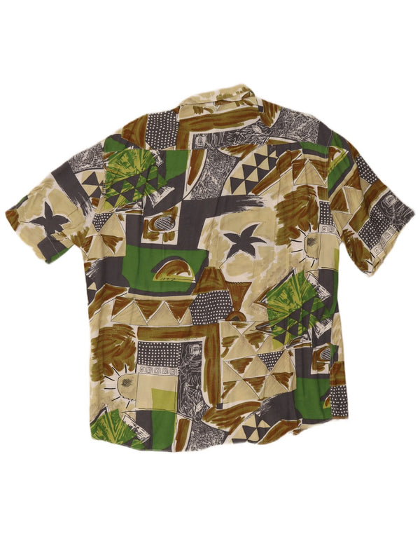 Rodrigo Camisa Manga Corta Hombre Talla 41 16 Grande Multicolor Geométrica