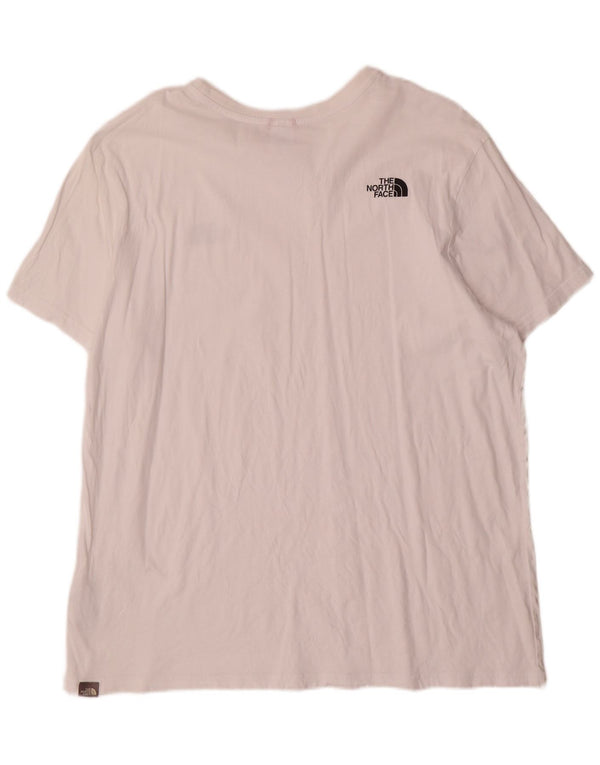 The North Face Camiseta gráfica para hombre Top 2XL Algodón blanco