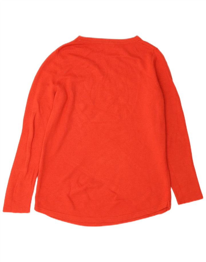 Hobbs Mujer Oversize Top Manga Larga UK 10 Small Naranja