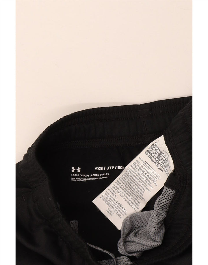 UNDER ARMOUR Pantalones de chándal para niño 6-7 años XS W22 L22 Negro