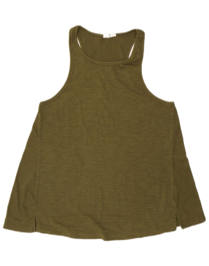 Top sin mangas Roxy para mujer UK 10 Small Khaki Moteado