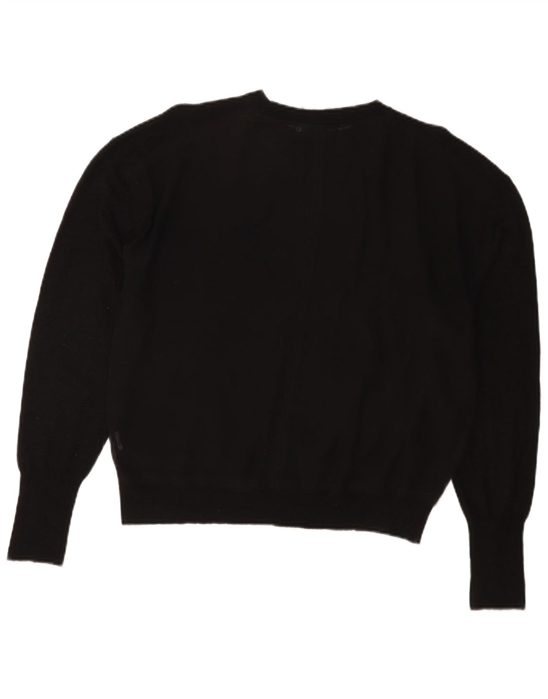 Zara - Jersey extragrande con cuello barco para mujer, talla 40, talla M, color negro