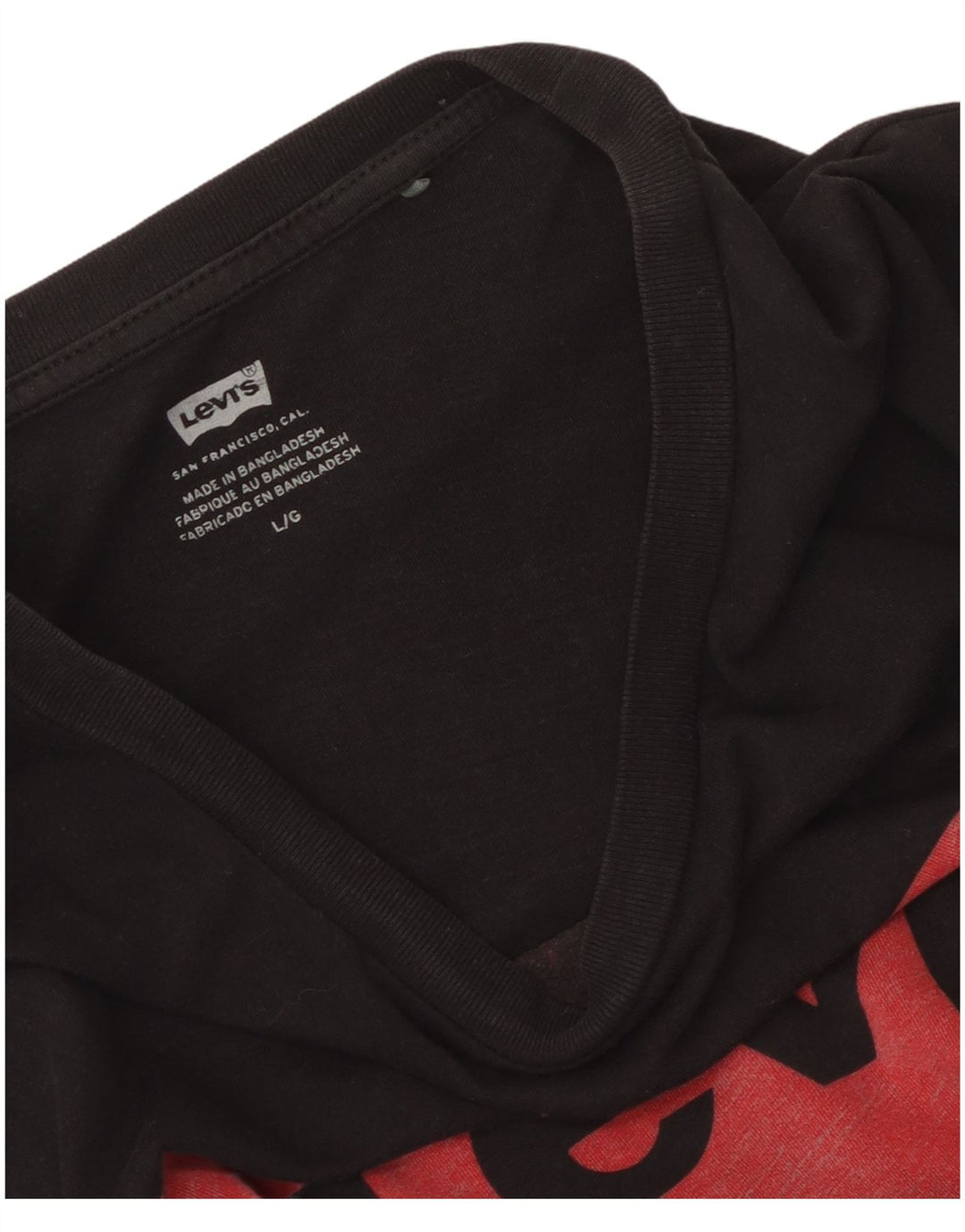 Levi's - Camiseta gráfica para mujer, talla 40, color negro