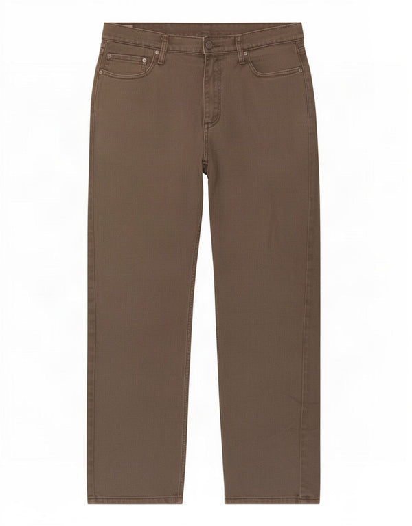 Levi's Hombre 514 Pantalones Casuales Rectos W36 L30 Algodón Gris