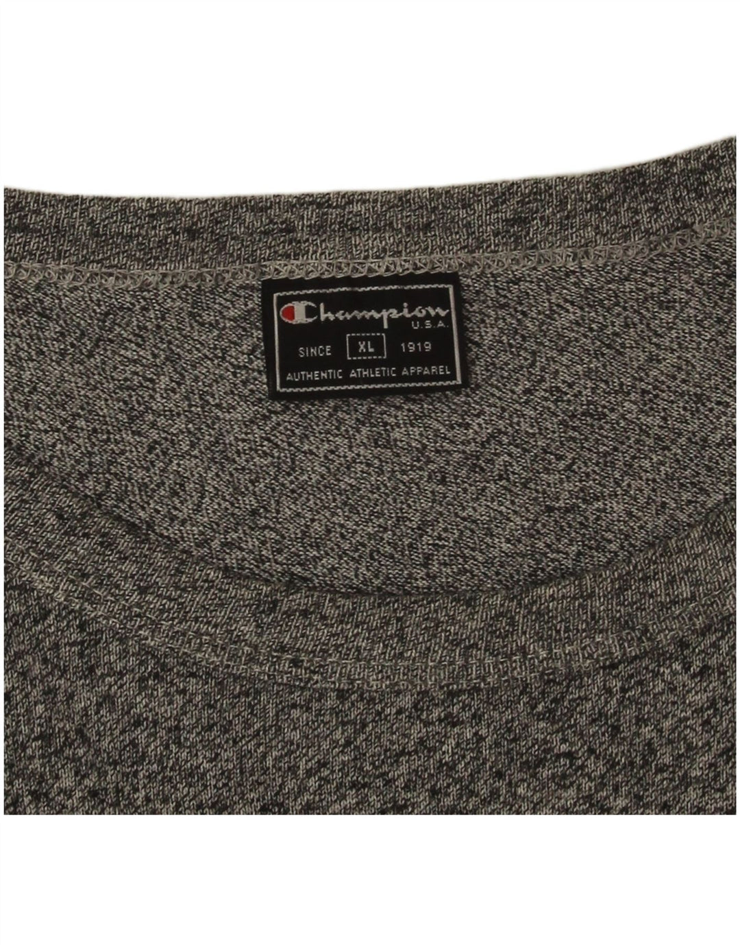 Champion Camiseta gráfica para hombre Top XL Gris moteado