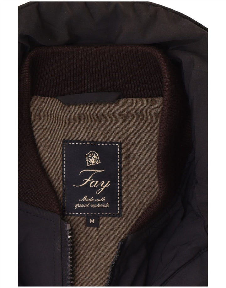 FAY Chaqueta utilitaria para hombre UK 38 Medium Azul marino Poliéster