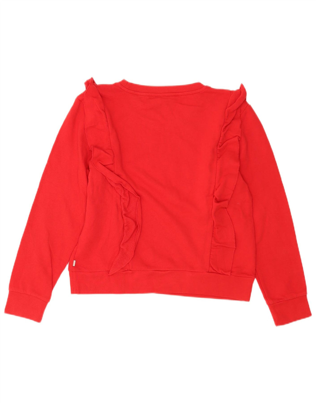 Levi's Sudadera Jumper para Mujer UK 14 Mediano Rojo Algodón
