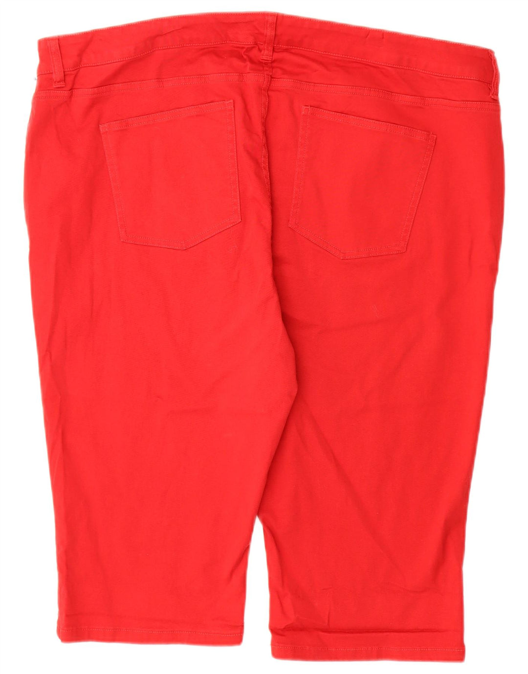 CHAPS Bermudas para mujer, pantalones cortos casuales US 22 3XL W44 algodón rojo