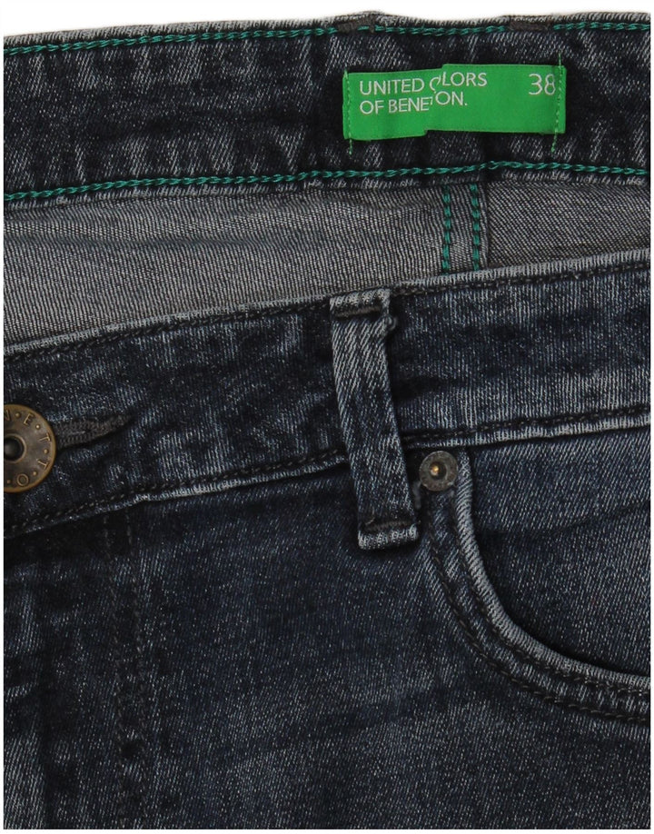 Benetton Vaqueros Slim Hombre W38 L31 Azul Marino