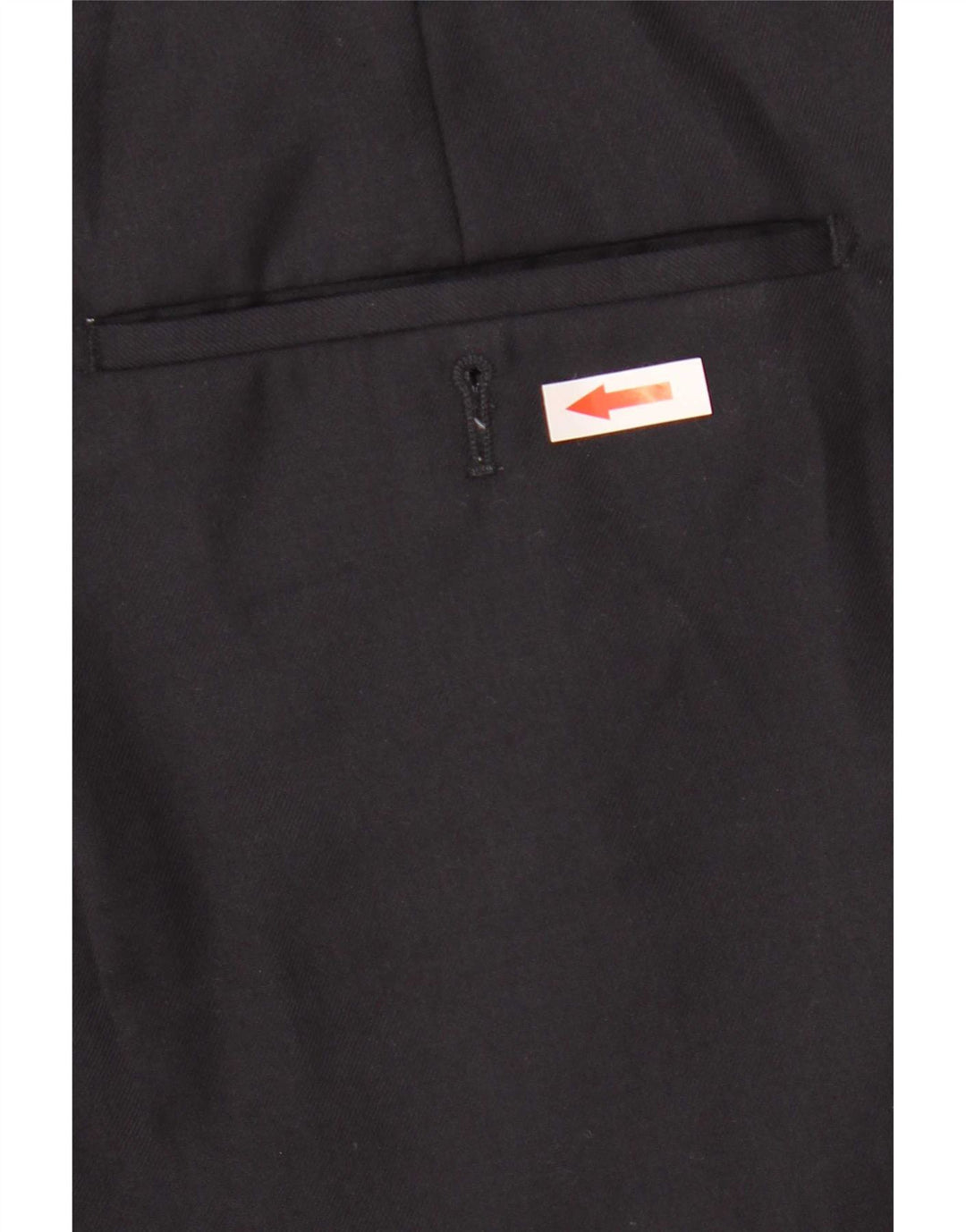 Marks & Spencer Pantalón de traje recto para hombre W36 L31 Lana azul marino